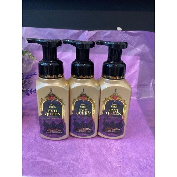 Bath & Body Works Disney Evil Villains “Evil Queen” Gentle Foaming Hand Soaps-3 - Picture 1 of 7